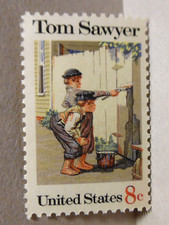 SCOTT # 1470 TOM SAWYER 8 CENT STAMP - MNH