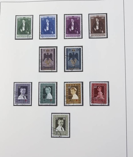Liechtenstein 1953 a 2001 colección estampada en 2 álbumes Lindner T - Imagen 5 de 21