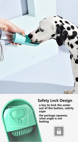 Outdoor Dog Cat Water Drinking Cup Portable Lightweight Leak Proof Bottle Bowl - Picture 20 of 34