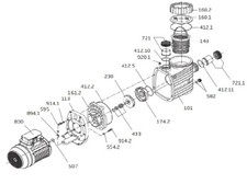 O-Ring für Deckel Speck BADU Eco Soft Schwimmbad Poolpumpe