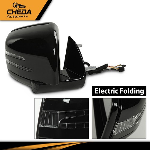 Black Right Mirror Passenger Side Fit For Mercedes-Benz ML350 GL450 2010-2012 - Picture 5 of 12