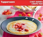 K2) BRAND NEW IN BOX TUPPERWARE CHEF SERIES COTTAGE CREPE GRIDDLE PAN 24CM 9INCH