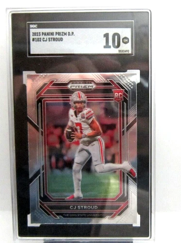 CJ Stroud RC 2023 Panini Prizm Draft Picks Rookie Card#102 SGC10!Texans QB RC - Picture 1 of 2