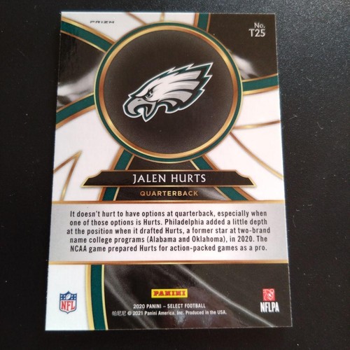 Panini Select Prizm Jalen·Hurts Philadelphia Eagles 2020 #T25 de Japón - Imagen 22 de 24