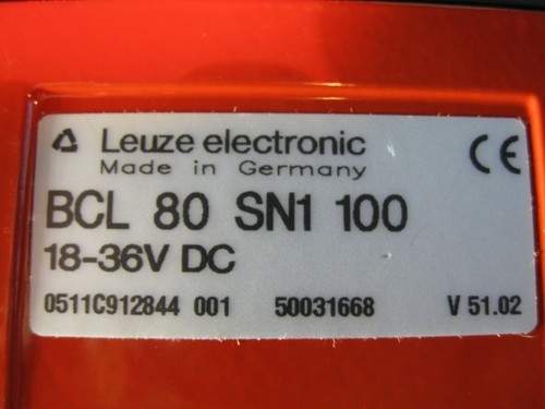 Lector de códigos de barras Leuze Electronic BCL 80 SN1 100 con decodificador integrado 50031668 - Imagen 2 de 12
