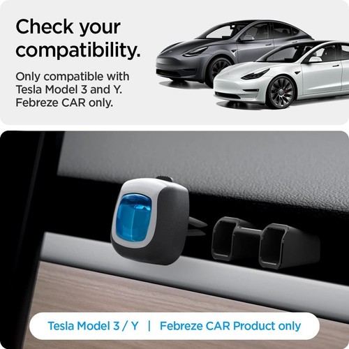 SPIGEN TO230 Tesla Model 3/Y Air Vent Adapter for Febreze Car Air Freshener 2PCS - Picture 3 of 18