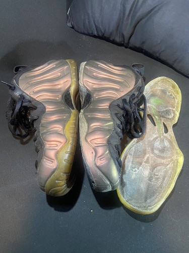 2 Pair 8.5 Nike Foamposites Royal Gym Green - Picture 8 of 11