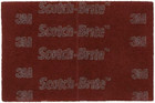 SCRUB PAD MARON 6"X9"