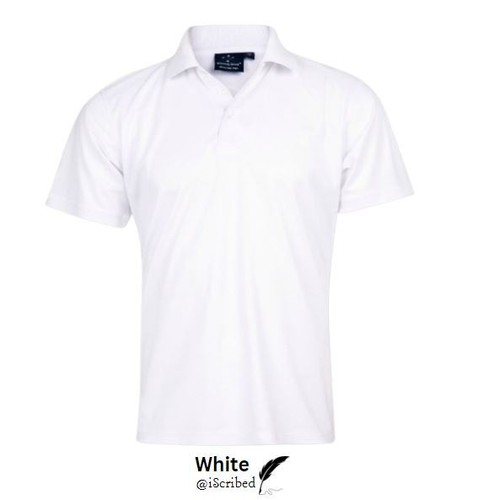 Plain Polo Shirts Mens Solid Colour Top Short Sleeve Casual Sport Breathable - Picture 4 of 23