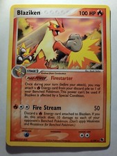 Blaziken 3/109 Ruby & Sapphire Rare Deck Exclusive Near Mint Pokemon DNA GAMES