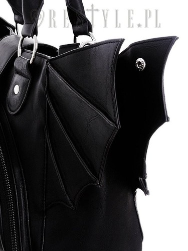 Restyle Gothic Hobo Bag - Elegant Goth - Witchy Shoulder Handbag Gothic - Picture 5 of 8