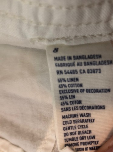 American Eagle Outfitters Women Casual Flat Front Stretch Size 8 - Picture 4 of 7