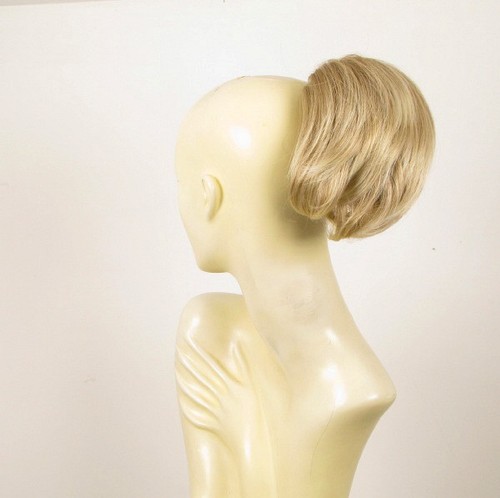  Postiche queue de cheval femme blond méché blond très clair 2/15t613 - Picture 2 of 8