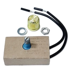 Zing Ear ZE-03 Dimmer Switch Combo Kit Rotary 120VAC 240VAC 300W MAX Repair T...