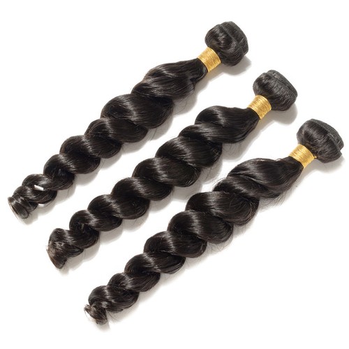 Brazilian(Loose Wave) 300g 3Bundles Virgin 100% Human Hair Weave Weft Extensions - Picture 6 of 8