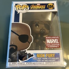 Funko Pop! Marvel Collector Corps #694 Nick Fury Exclusive Avengers Infinity War