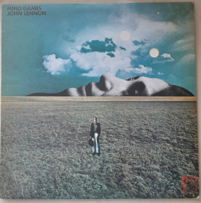 John Lennon   Mind Games - LP - 1st Press - Lyric Inner - 1U - VG