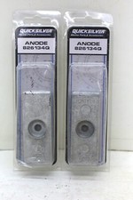 LOT of 2 # 826134Q Mercury Mariner Quicksilver Aluminum Anode Lower Unit Wedge 