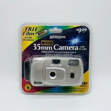 35mm Camera - Flash Studio 35 Blue- Preloaded 400 Speed NOS