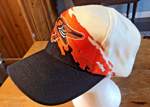Vintage Baltimore Orioles Hat Logo Athletic Splash Snapback 1990s Rare 90s - Picture 4 of 12