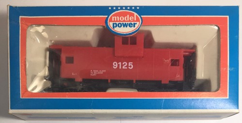 Model Power Red Safety Caboose HO Scale in Box 9125 - Picture 2 of 14