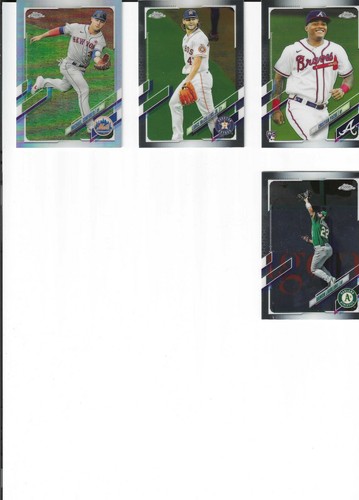 2021 Topps Chrome Baseball u pick Choice Singles Rookies and Stars - Picture 3 of 25