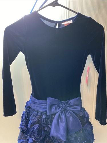 Girls Bloome de Jeune Fille Special Occasion Shimmering Holiday Dress Size 8 New - Picture 2 of 12