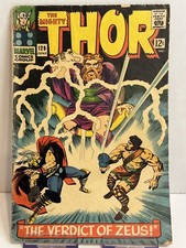 Thor #129 Kirby 1st Tana Nile 1st Ares 1st Harokin Early Hercules Zeus Loki