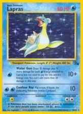 Lapras - 10/62 - Holo Rare - Unlimited Edition HP, English MTG Fossil