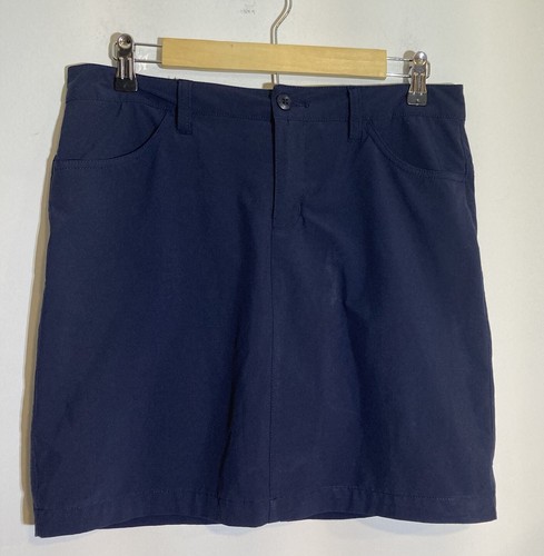 Eddie Bauer Damen 4 Skort dunkelblau Taschen Stretch Poly Elasthan Outdoor