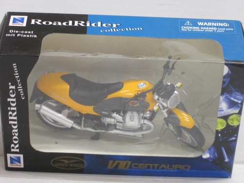 Moto Guzzi V10 Centauro in gelb/schwarz Box New Ray Road Rider 1:12 - Bild 2 von 3