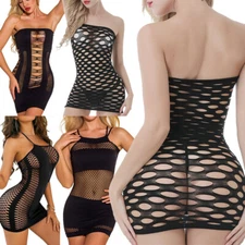 Sexy Lingerie Women Fishnet Body Stocking Sleepwear Dress Underwear New Bodysuit