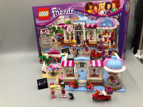 Lego Friends Heartlake Cupcake Cafe, 41119 Complete w/Manual & Box - Picture 2 of 18