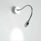 Flexible Pipe 3W LED Wall Light Cabinet Picture Lamp Fixture Reading Spotlight