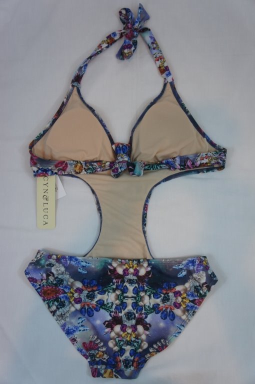 Cyn & Luca One Piece Sz L Azul Multi-Gema Multi-Gema Multi-Gema Monokini Traje Gem-806 6b04eb Cyn & Luca One Piece Sz L Azul Multi-Gema Multi-Gema Multi-Gema Monokini Traje Gem-806 6b04eb