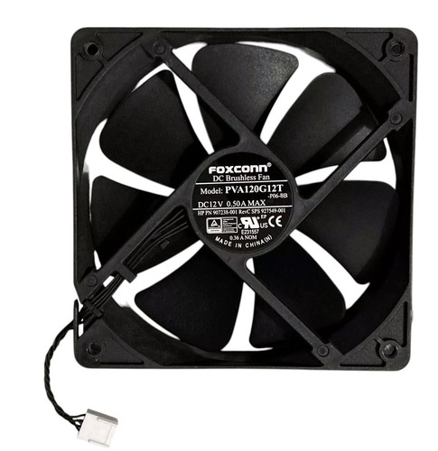 HP Z4 G4 Z6 G4 Workstation Rear System Fan 120MM- 907238-001 Foxconn PVA120G1... - Afbeelding 1 van 3