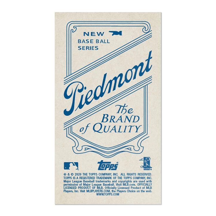 2020 Topps 206 T206 Online Exclusive Wave Series 4 (50 Cards) PIEDMONT BACK SP'S - Image 2 of 4