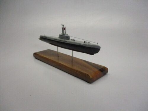 Type XXI Submarine German Replica Desktop Mahogany Wood Model Regular New - Picture 3 of 4