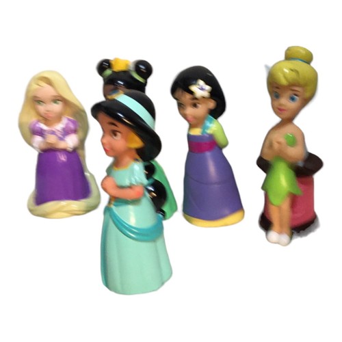 Disney Five Princess Vinyl Squek Toy Characters Cake Toppers - Picture 14 of 15