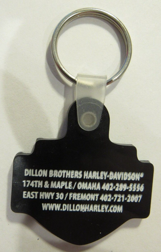 Dillon Bros. Harley Davidson Omaha & Fremont, NE Keychain - Nebraska #2 - Picture 1 of 2