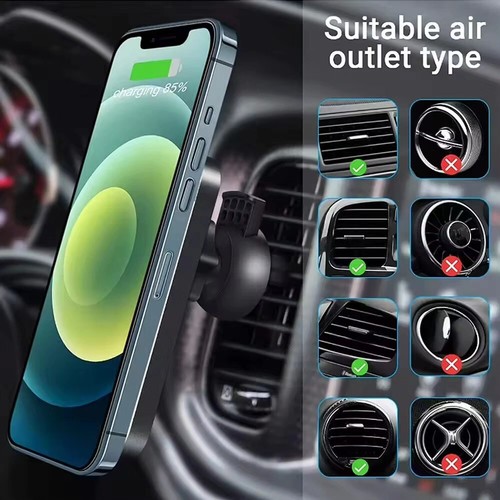 Magnetic Wireless Charger Car Air Vent Phone Holder, Mount Charging Station... - Picture 3 of 9