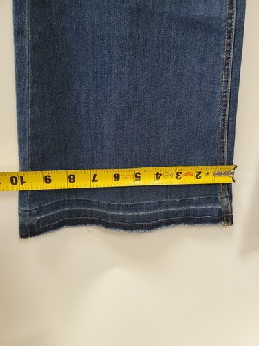 New York & Company Lace up, Lace Frontt Jeans, Flare, Size 8 NWT - Picture 9 of 14