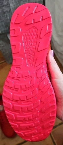 Mens/Womens Sporty Red And Orange Lightweight Sneakers Trainers Size 8 New - Picture 9 of 14