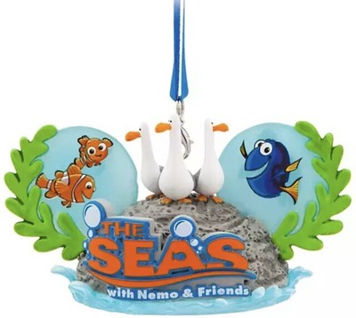 Disney Finding Nemo MINE MINE MINE Seagulls 3 Grapevine Wreath Wall Hanging Ornament