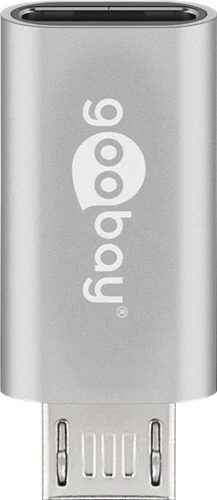 GOOBAY Adattatore USB Micro USB C Femmina USB-C > Connettore Micro USB Alta Velocità no OTG Argento