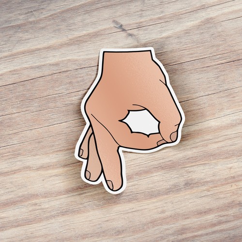 Calcomanía adhesiva de vinilo para parachoques de coche de mano The Circle Game - Imagen 4 de 4