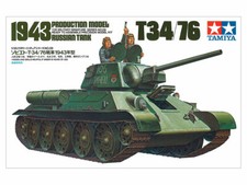 Toy Soldiers Model Kit 1/35 Scale Russian T34/76 Tank 1943