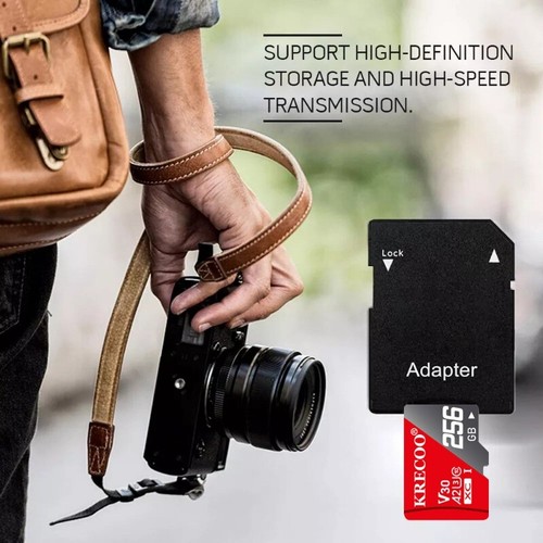 Micro SD Card Ultra Memory 256GB 128GB TF for Phone Tablet Dash Security Camera - Picture 6 of 16