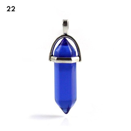 Natural Quartz Crystal Point Chakra Healing Gemstone Pendant Necklace Stone Gift - Picture 32 of 44