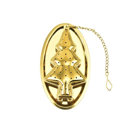 304 Acciaio Inox da Parete Colino da Tè con Catena Riutilizzabile Tè Filtro - Foto 8 di 15